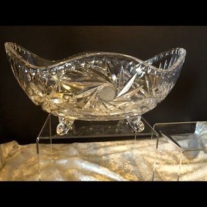 Vintage crystal bowl